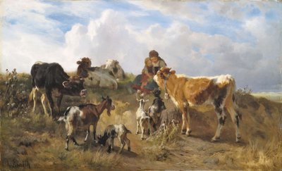 Pastoral Idyll by Anton Braith